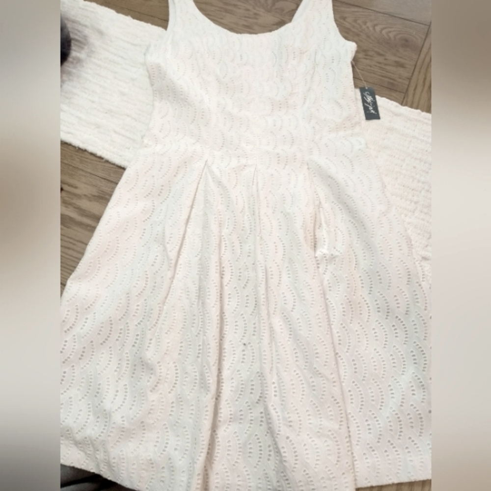 Lord & Taylor Eyelet Dress